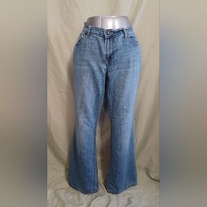 An Old Navy Light Blue Flare Sweet Heart Denim Jeans